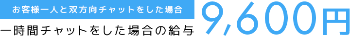 双方向チャットの報酬